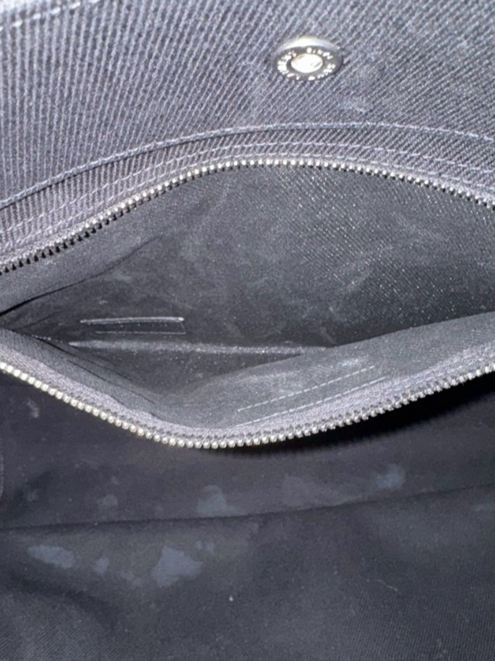Authentic Saint Laurent Rive Gauche Tote - Black Canvas/Leather Trim - Picture 10 of 15